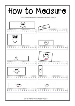 imperial measurement worksheets length kindergarten grade one grade two