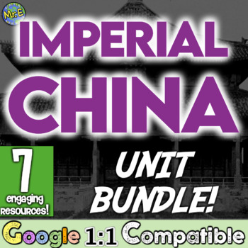 Preview of Imperial Medieval China Unit Bundle | 7 Imperial China Activities Unit