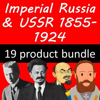 Preview of Imperial Russia & USSR 1855-1924 Bundles - 19 Products