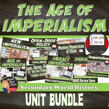 Preview of Imperialism | BUNDLE | World History | Secondary | Print & Digital