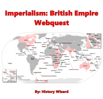 Preview of Imperialism: British Empire Webquest