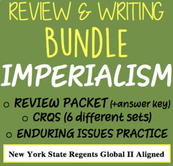 Preview of Imperialism Bundle! NYS Regents Global II