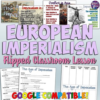 Preview of Imperialism PowerPoint, Notes, & Video Lesson for World History