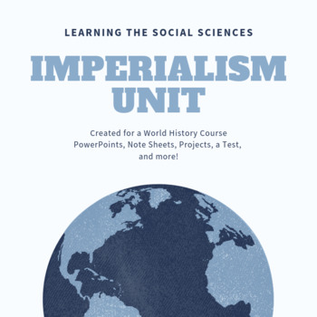Preview of Imperialism Unit Bundle: PPT, Activities, Test with Study Guide, Projects & More