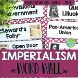 Imperialism Word Wall without definitions