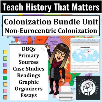 Preview of Colonization Unit Bundle: Readings, Activities, DBQ, Graphic Organizers