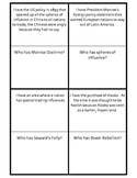 Imperialism era vocabulary loop game I have, who has?