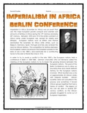 Imperialism in Africa - Berlin Conference - Reading, Map a