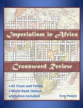 puzzle imperialism africa crossword review history puzzles textbook lesson teacherspayteachers ratings visit choose board great word