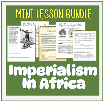 Preview of Imperialism in Africa Lesson Bundle