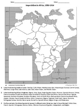 Preview of Imperialism in Africa Map