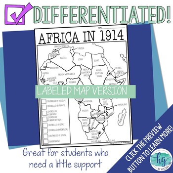 Imperialism In Africa Map Activity Print And Digital By History Gal