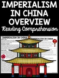 Imperialism in China Reading Comprehension Worksheet (over