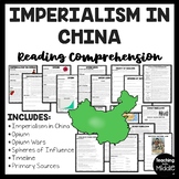 Imperialism in China Reading Comprehension Worksheets Opiu