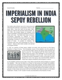 Imperialism in India - Sepoy Rebellion (Reading, Questions