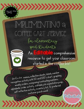 Preview of Implementing a Coffee Cart Service for Elementary Sped Students