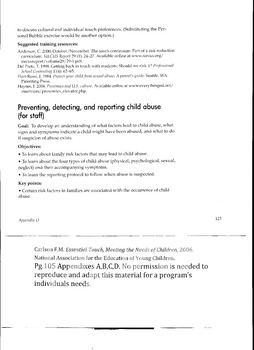 Preview of Implementing a Healthy & Appropriate Component in Early Education Prgms. 3