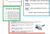 Implementing a Mock Trial - Student Handouts