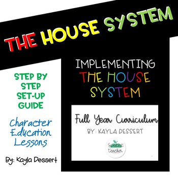 Preview of Implementing the House System- Yearlong Curriculum