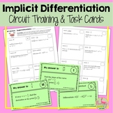 Implicit Differentiation Circuit-Training & Task Cards