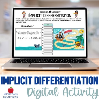 Preview of Implicit Differentiation Digital Activity