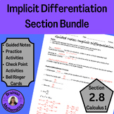 Implicit Differentiation Section Bundle