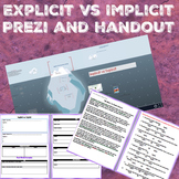 Implicit Vs. Explicit Prezi with handout