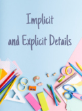 Implicit and Explicit Details