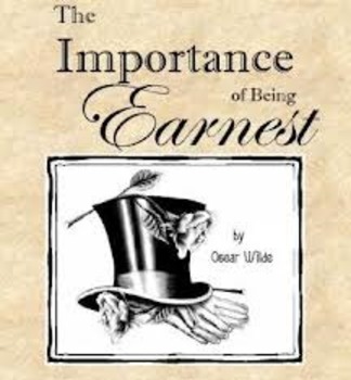 Preview of Importance of Being Earnest by Oscar Wilde - Guided Question Worksheet