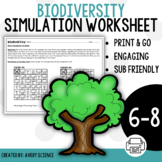 Importance of Biodiversity Forest Simulation Worksheet