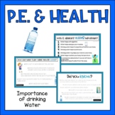 Importance of Drinking Water | PE and Health | Health Lesson