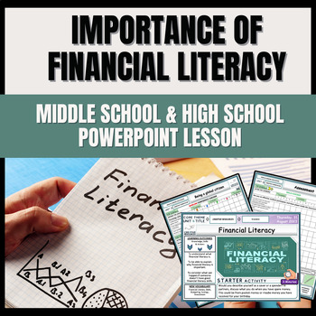 Preview of Importance of Financial Literacy - Careers Lesson