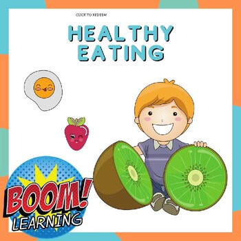 Preview of Importance of Healthy Eating - Boom Cards