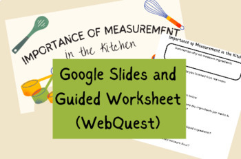 Preview of Importance of Measurement in the Kitchen (Hyperdoc Meets Google Slides!)