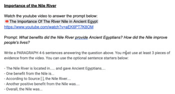 benefits of the nile