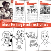 Important 5 Stories In Black History Month Coloring Pages,