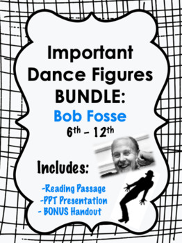 Preview of Important Dance Figures BUNDLE: Bob Fosse