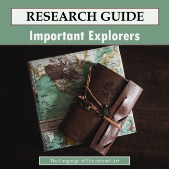 Preview of Important Explorers Research Paper Project — History & ELA — CCSS Rubric