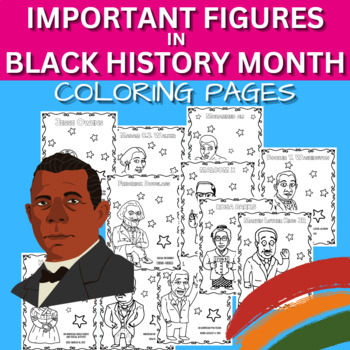 Important Figures In Black History Month Coloring Pages|February ...