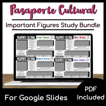 Preview of Important Figures Research Bundle | Digital + Print | Pasaporte Cultural