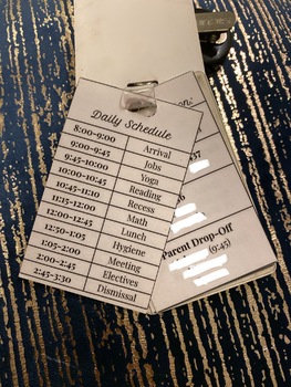 Important Info for Badge Holder Template by The Data Diva | TpT