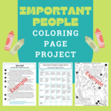 Important People: Coloring Page Project