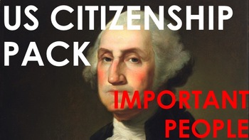Preview of Important People - US Citizenship Pack