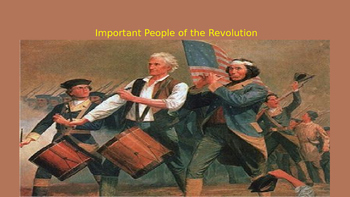 Preview of Important People of the Revolution