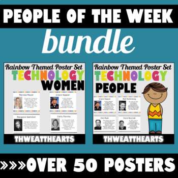 Preview of Important Person and Women Fact of the Week Bundle