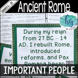 Ancient Rome: Important Romans Scavenger Hunt {With and Wi