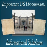 Important US (American) Documents - Informational Editable