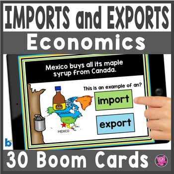 Preview of 3rd Grade Economics Social Studies  Imports & Exports Supply & Demand
