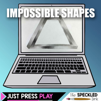 Preview of Shading impossible Forms with value. Video demonstration and art lesson plan