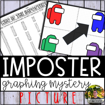 Preview of Imposter Graphing Mystery Picture